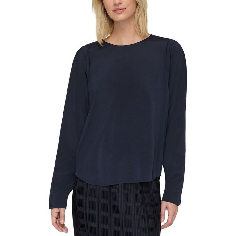 Lafayette 148 New York Womens Silk-Blend Blouse
